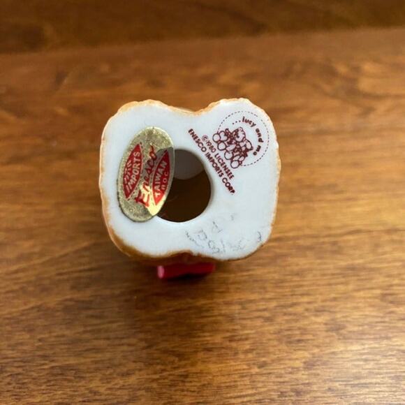 ENESCO Lucy and Me Christmas Bear Holding Present Behind It's Back 1984 - Picture 3 of 3